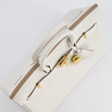 Hermès Birkin Retourne 25cm Bag in Gris Pale Togo Leather with Gold Hardware