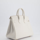 Hermès Birkin Retourne 25cm Bag in Gris Pale Togo Leather with Gold Hardware