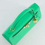 *HOT* Hermes Kelly Sellier 25cm Bag in Vert Comics Epsom Leather and Gold Hardware