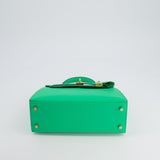 *HOT* Hermes Kelly Sellier 25cm Bag in Vert Comics Epsom Leather and Gold Hardware