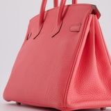 Hermès Birkin 25cm Bag in Rose Lipstick Togo Leather with Palladium Hardware