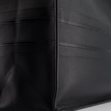 Christian Dior Black Large Book Tote in Calfskin Leather