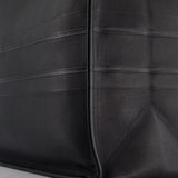 Christian Dior Black Large Book Tote in Calfskin Leather