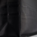 Christian Dior Black Large Book Tote in Calfskin Leather