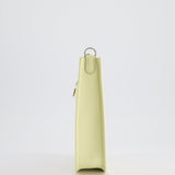 Hermès Mini Evelyne Bag in Jaune Milton Clemence Leather with Palladium Hardware