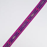 Hermès Purple Chain Print Silk Twilly Scarf