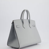 *RARE* Hermès Birkin 25cm Bag Sellier in Bleu Glacier Epsom Leather with Palladium Hardware