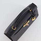 *HOLY GRAIL* Hermès Kelly 25cm Sellier Bag in Black Epsom Leather with Gold Hardware