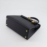 *HOLY GRAIL* Hermès Kelly 25cm Sellier Bag in Black Epsom Leather with Gold Hardware