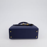 *HOLY GRAIL* Hermès Kelly 25cm Sellier Bag Bleu Navy Epsom Leather with Gold Hardware