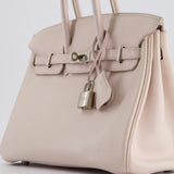 Hermès Birkin Retourne 25cm in Rose Dragee Swift Leather with Palladium Hardware