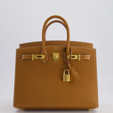 *HOLY GRAIL* Hermès Birkin Sellier 25cm in Gold Epsom Leather with Gold Hardware