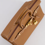 Hermès Birkin 25cm Retourne Bag in Gold Togo Leather with Gold Hardware