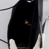 Hermès Herbag Zip 20 Bag in Noir Toile Officier Canvas & Noir Vache Hunter Leather with Gold Hardware