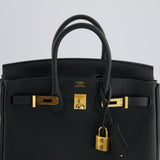 Hermès Birkin 25cm Bag Retourne in Vert Cypress Togo Leather with Gold Hardware