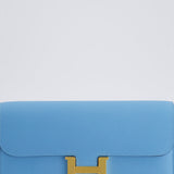 Hermès Constance To Go Bag in Celeste Epsom Leather with Gold Hardware