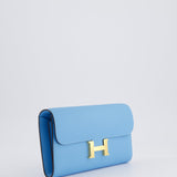 Hermès Constance To Go Bag in Celeste Epsom Leather with Gold Hardware