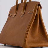 Hermès Birkin 25cm Retourne in Fauve with Barenia Faubourg Leather and Palladium Hardware