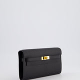 Hermès Kelly To Go Bag in Black Epsom Leather with Gold Hardware