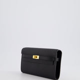 Hermès Kelly To Go Bag in Black Epsom Leather with Gold Hardware