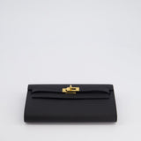 Hermès Kelly To Go Bag in Black Epsom Leather with Gold Hardware