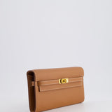 Hermès Kelly To Go Bag in Gold Evercolour Leather with Gold Hardware