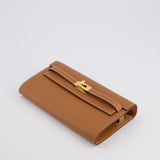 Hermès Kelly To Go Bag in Gold Evercolour Leather with Gold Hardware