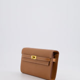 Hermès Kelly To Go Bag in Gold Evercolour Leather with Gold Hardware