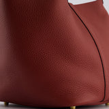 Hermès Picotin Bag 22cm in Rouge H Clemence Leather with Gold Hardware