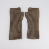 Hermès Beige Knitted Mittens Size M