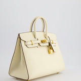 Hermès Birkin 25cm Sellier Bag in Nata Epsom Leather with Gold Hardware