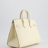 Hermès Birkin 25cm Sellier Bag in Nata Epsom Leather with Gold Hardware