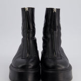 The Row Black Platform Zip Boots Size EU 40