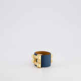 Hermes Bleu Colvert Collier de Chien Bracelet RRP £1150