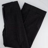 Chanel Charcoal High-Waisted Wool Trousers Size FR 34 (UK 6)