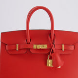 Hermès Birkin 25cm Bag Sellier in Capucine Epsom Leather with Gold Hardware