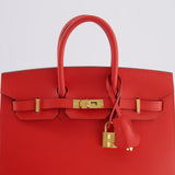 Hermès Birkin 25cm Bag Sellier in Capucine Epsom Leather with Gold Hardware