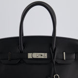 Hermès Black Birkin 30cm Bag in Togo Leather with Palladium Hardware