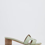 Hermès Oasis Sandals in Vert d'Eau Alligator Leather Size EU 37.5 RRP £3,250