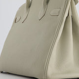 Hermès Birkin 30cm Bag in Beton Togo Leather with Palladium Hardware