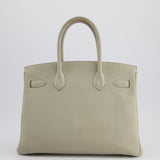 Hermès Birkin 30cm Bag in Beton Togo Leather with Palladium Hardware