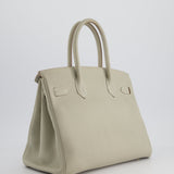 Hermès Birkin 30cm Bag in Beton Togo Leather with Palladium Hardware