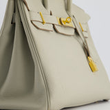 Hermès Birkin 30cm Bag in Beton Togo Leather with Palladium Hardware