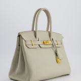 Hermès Birkin 30cm Bag in Beton Togo Leather with Palladium Hardware