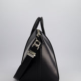 Givenchy Black Antigona Tote Bag with Silver Hardware