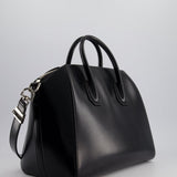 Givenchy Black Antigona Tote Bag with Silver Hardware