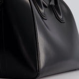 Givenchy Black Antigona Tote Bag with Silver Hardware