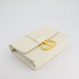 Christian Dior Ivory 30 Montaigne Shoulder Bag in Smooth Calfskin with Gold Hardware RRP £3,000