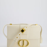 Christian Dior Ivory 30 Montaigne Shoulder Bag in Smooth Calfskin with Gold Hardware RRP £3,000