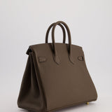 Hermès Birkin 25cm Bag Retourne in Ecorce Togo Leather with Gold Hardware